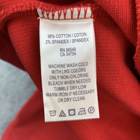 Tommy Bahama's Full Zip Jacket Sweater Womens Medium Red Zip Pockets Lightweight - Picture 9 of 12